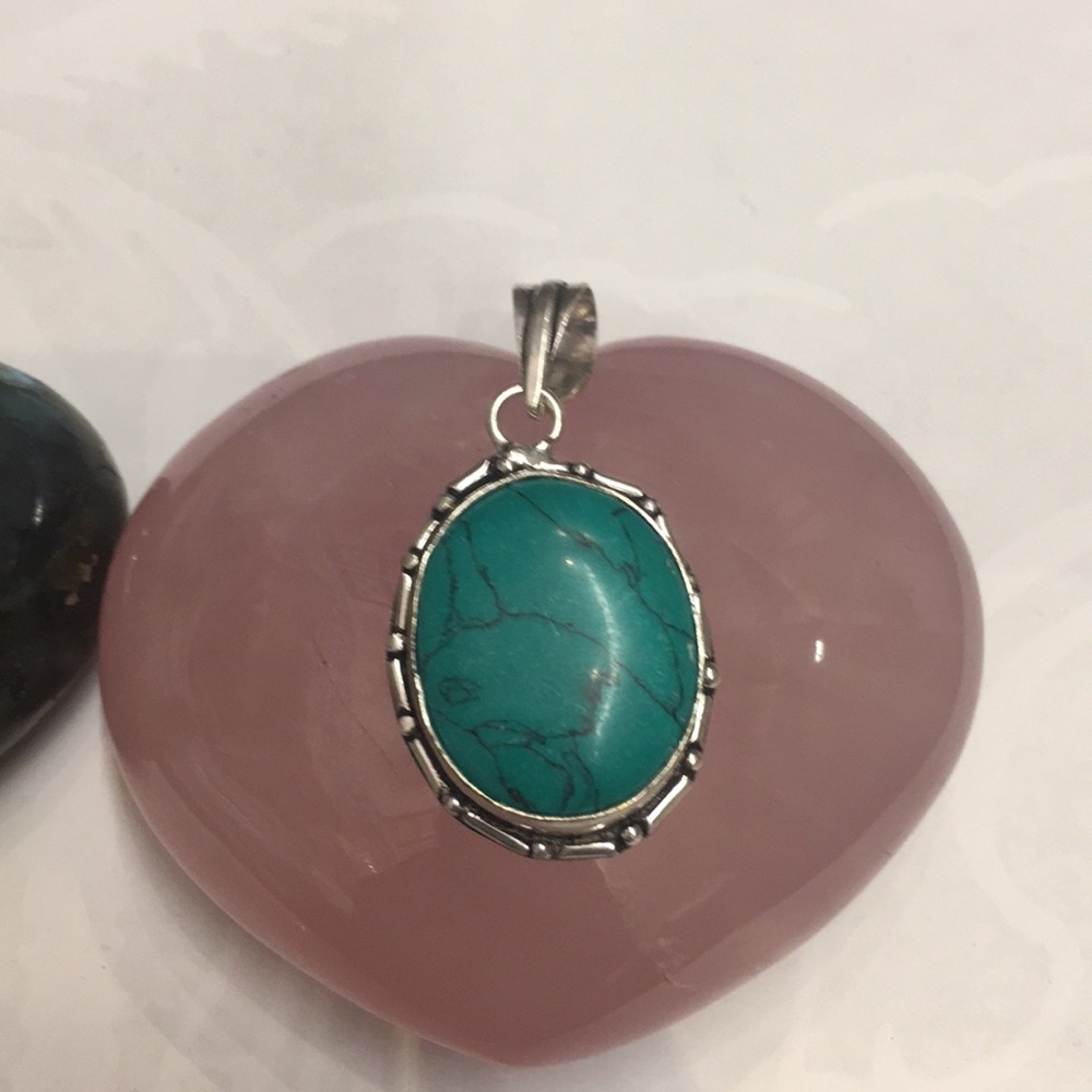 Turquoise necklace stone Indian new
